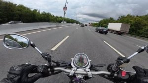 Yamaha MT-01 небольшой прохват по Москве