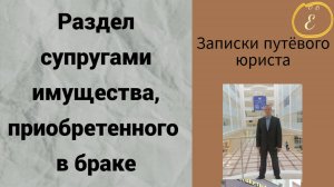Раздел имущества, приобретенного в браке: договор долевого участия