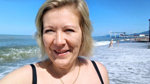 Адлер 2.07.2025г/Балдеем на пляже Лазурь/Обед в Хинкали танцевали/Обалденный закат на море