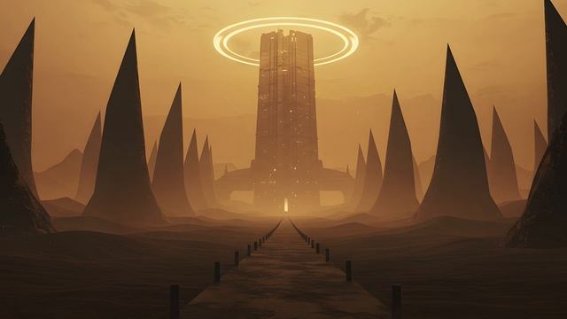 OBELISK FIELD Dark Dystopian Ambient Alien World Soundscape Dystopian Ambience, Background