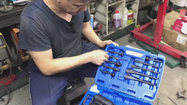 Пневмозубило для ремонта подвески и замены сайлентблоков с Алиэкспресс. смотреть онлайн