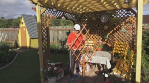 Шпалера для растений моими руками. Июнь 2025 года