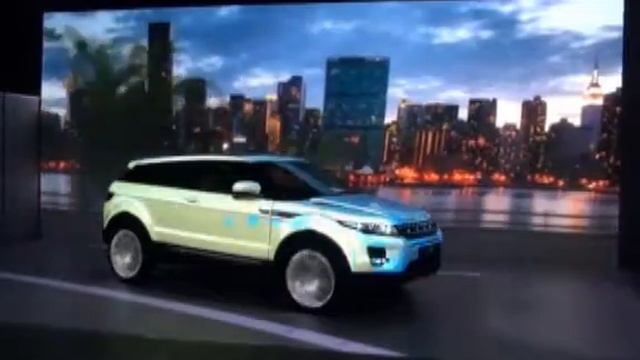 Презентация автомобиля Range Rover Evoque