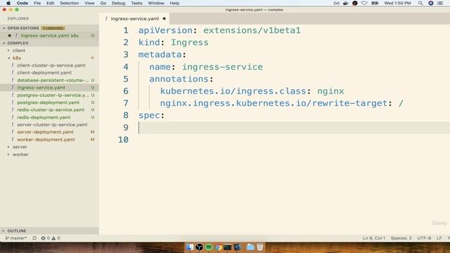 11. Creating The Ingress Configuration