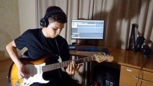 Ночь | КИНО | Кавер на электрогитаре (Соло партия Каспаряна, В.Цой)