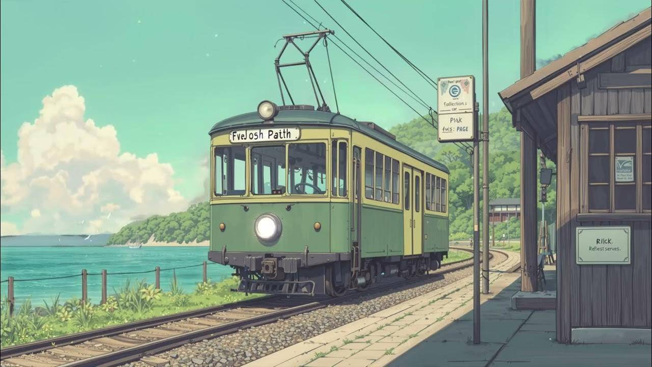 Coastal Track Train Alongside Ocean   A Playlist For Fresh Bayfront Vibes #lofichill #relaxmusic