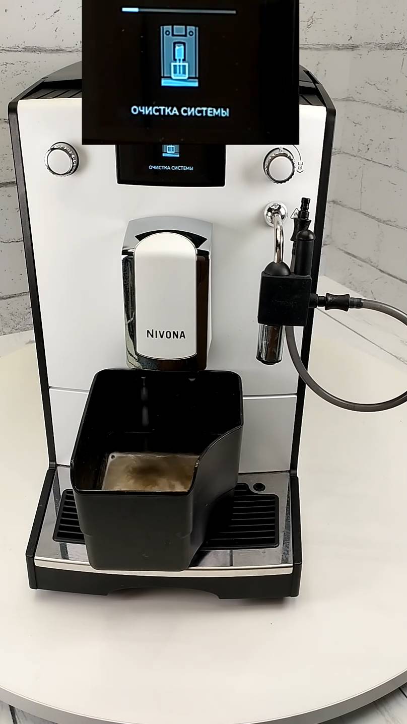 Очистка системы с таблеткой Nivona nicr 550 / 555 / 560 смотреть онлайн