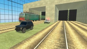 ДПС VS Гонщик. Кто сильнее на нивах, но на железной дороге в ваз краш тест симулятор 2!