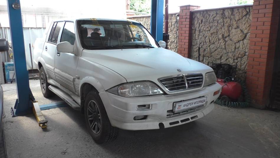 Замена вискомуфты вентилятора на SsangYong Musso Sports 2,9 СсангЙонг Муссо Спортс 2005