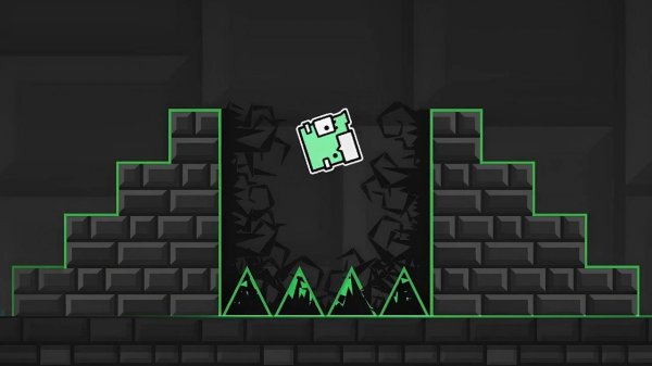 Самое НЕУДАЧНОЕ ПРОХОЖДЕНИЕ Forest Temple в Geometry Dash