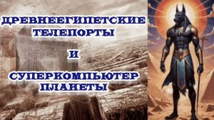 Древнеегипетские телепорты и суперкомпьютер планеты 03.07.2025 🌚⚡🌞🔥🌙🙏