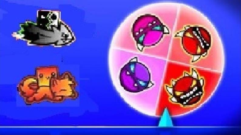 ГОНКА НА РУЛЕТКЕ ДЕМОНОВ В GEOMETRY DASH смотреть онлайн