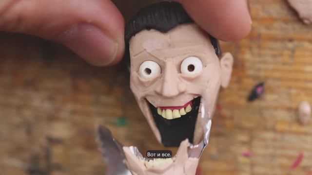 Как слепить Скибиди и туалет для анимации. Гайд от ClayClaim в автоматическом переводе. смотреть онлайн