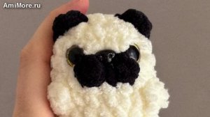 Амигуруми: схема Мини Мопсик | Игрушки вязаные крючком