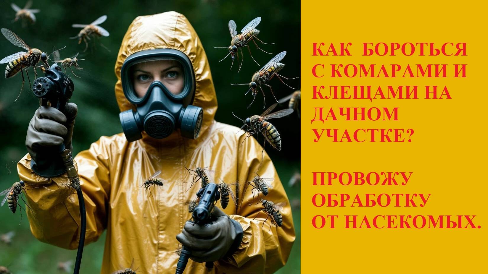 ОБРАБОТКА УЧАСТКА ОТ КОМАРОВ И КЛЕЩЕЙ. РАБОЧИЙ МЕТОД. смотреть онлайн