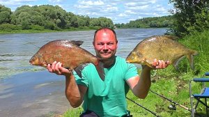 Огромные ЛЕЩИ на ОСНАСТКУ с пенопластом и салом! Рыбалка на донки(фидер)! Рыбалка на Оке!
