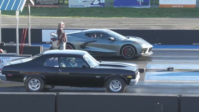 New vs Old School - drag racing (1) смотреть онлайн