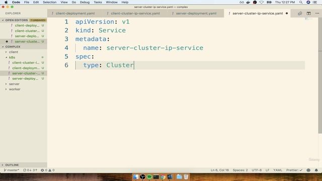 9. Cluster IP for the Express API смотреть онлайн