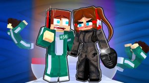 Соревнование по прыжкам со СКАКАЛКОЙ - ЛЮБОВНОЕ ПРОКЛЯТИЕ в игре КАЛЬМАРА, 3 сезон Майнкрафт