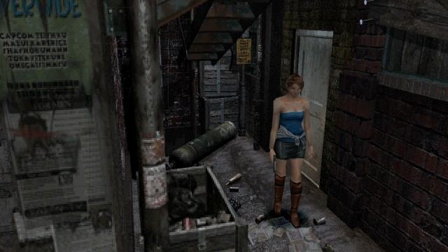 Resident Evil 3 - Restoration Project Город Ракун Сити Джилл Склад #1