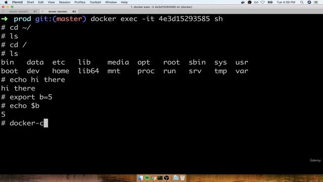 12. Getting a Command Prompt in a Container смотреть онлайн