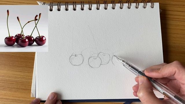 Рисуем вишни акварелью. Часть 2 смотреть онлайн