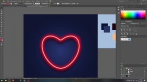 Эффект неонового свечения в Adobe Illustrator
