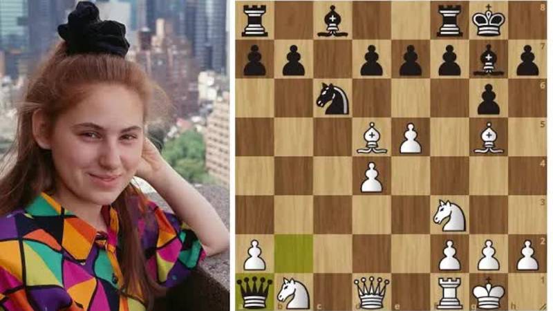Юдит Полгар громит в 12 ходов Лотье! Шахматы