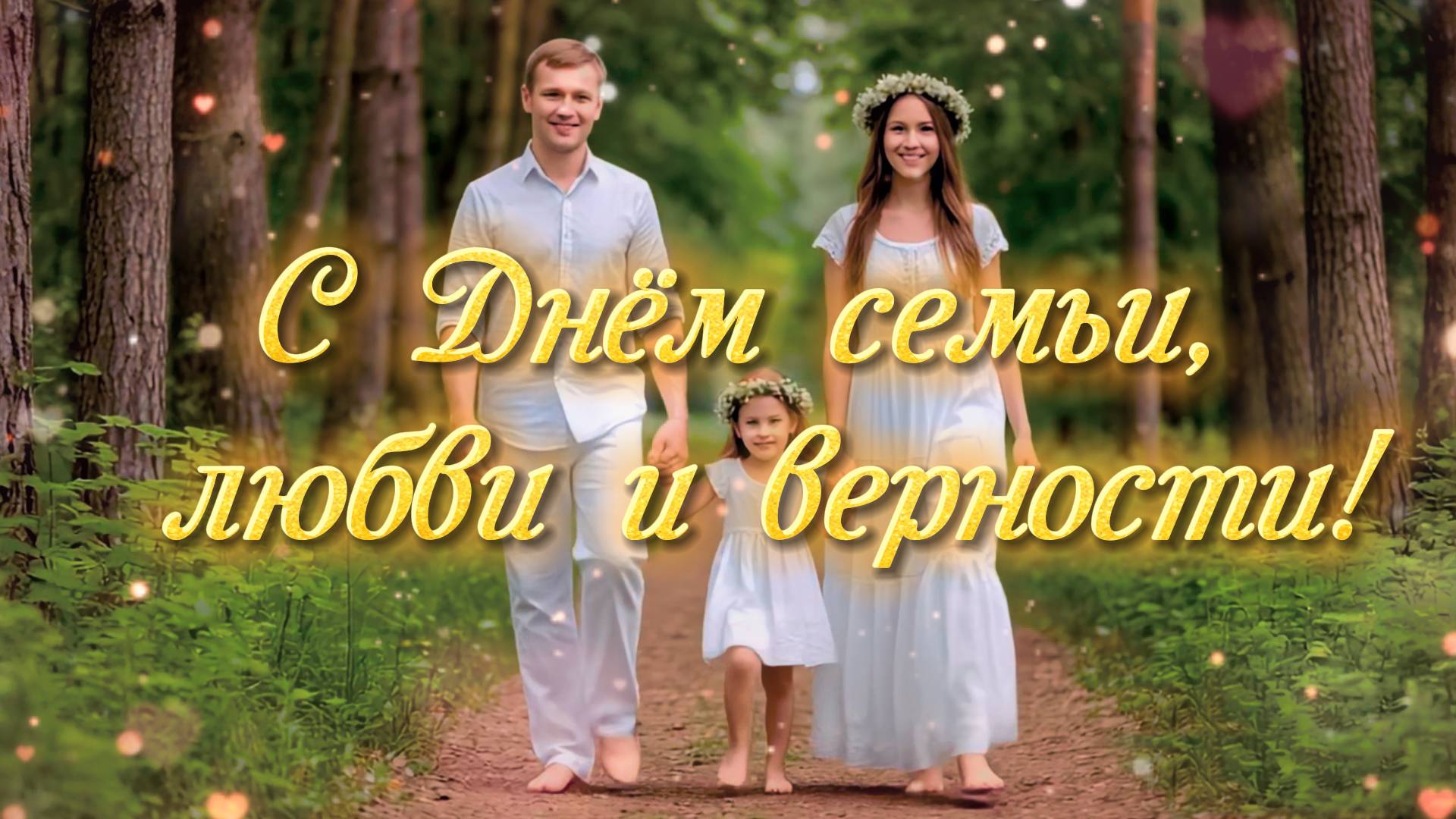 Футаж День семьи, любви и верности 2025 смотреть онлайн