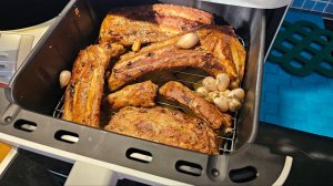 Рёбрышки с картофелем по-деревенски в аэрогриле 👌