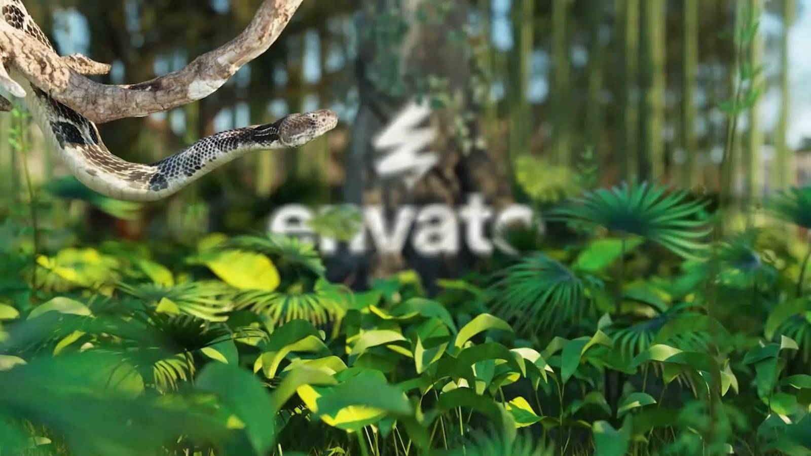 Интро Дикая природа. Заставка для вашего логотипа и текста Монтаж видео на заказ. Пример