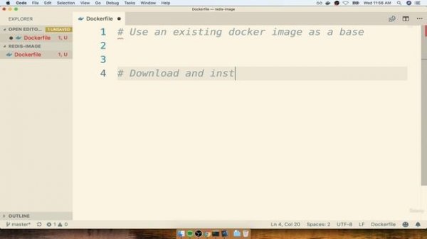 3. Building a Dockerfile