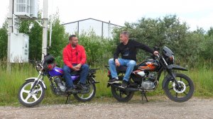 Индийский мотоцикл TVS против китайского HUNTER. Сравнение индийского и китайского базового мото.