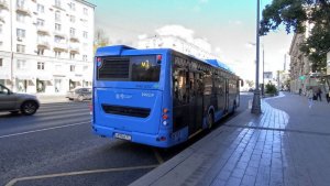 Поездка на новом автобусе ЛиАЗ-5292.67 (CNG) по маршруту м1 (кусок) - 22.09.2024