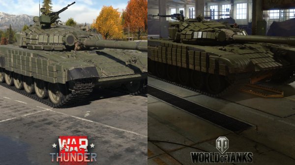 🪖Сравнение Современных Танков [ War Thunder vs World of Tanks Modern Armor ]