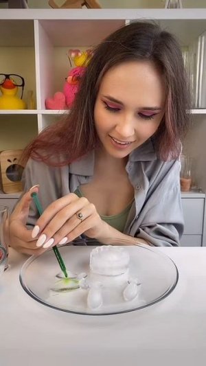 Как покрасить лёд внутри? ☺️