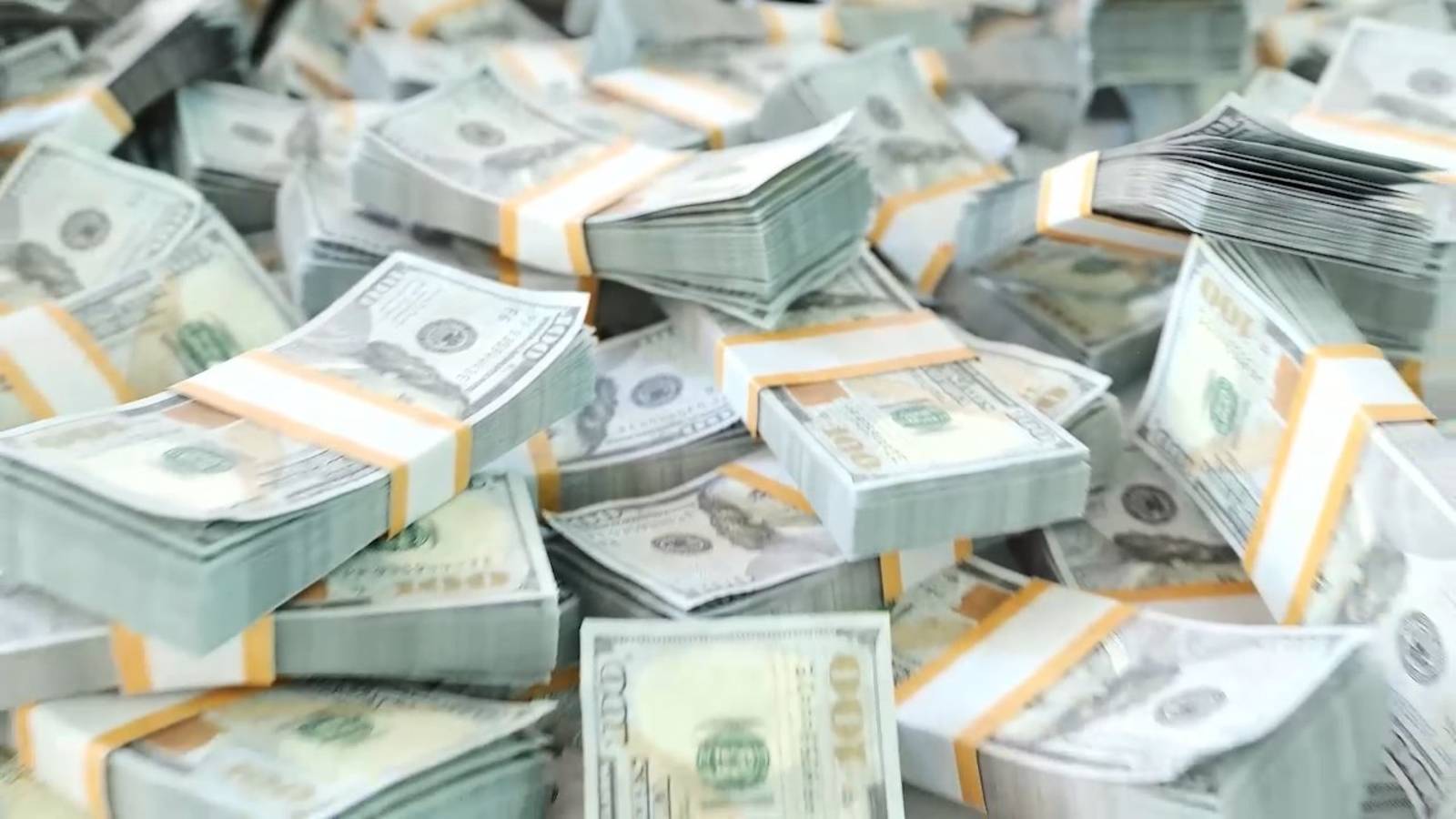 Интро Пачки денег (любая валюта). Заставка для вашего логотипа и текста на заказ. Пример