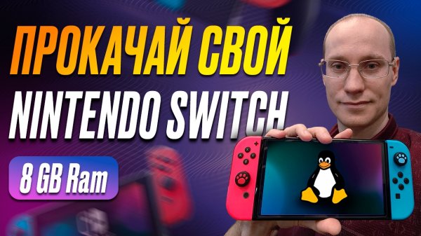 Увеличение памяти Nintendo Switch OLED или Linux на максималках