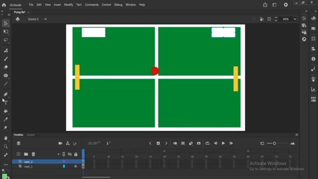 23. Ping Pong Game on Adobe Animate смотреть онлайн