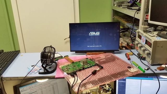 Матплата Asus X540SA заказ 19062 - контрольный запуск. смотреть онлайн