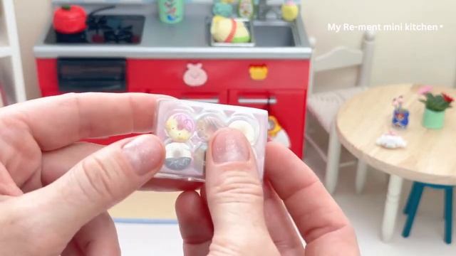 Re-ment mini kitchen set ASMR смотреть онлайн