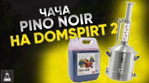 Чача виноградная из концентрата Pino noir на самогонном аппарате Domspirt 2 / Домспирт 2
