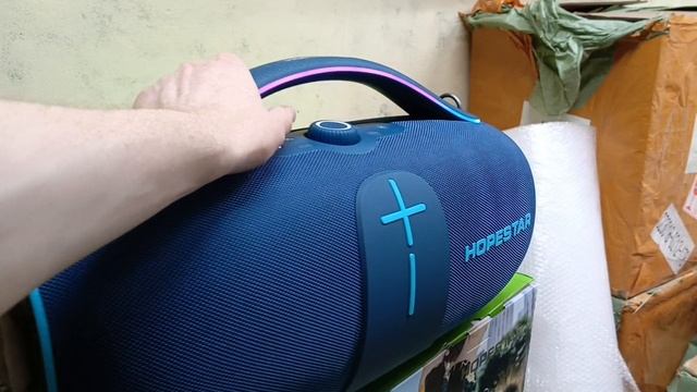 HOPESTAR A86 СИНЕГО ЦВЕТА BLUE 450 Ватт с Беспроводным Микрофоном 🔥 Видеоотчет г. Краснознаменск ✅ смотреть онлайн