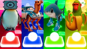 ПИНГВИНАТОР ТЕРМОРЕГУЛЯТОР 🆚 ТРАКУТУЛУ ДЕЛАПЕЛА 🆚 ТРАЛАЛЕРО ТРАЛАЛА 🆚 ШИМПАНЗИНИ | Tiles Hop №38