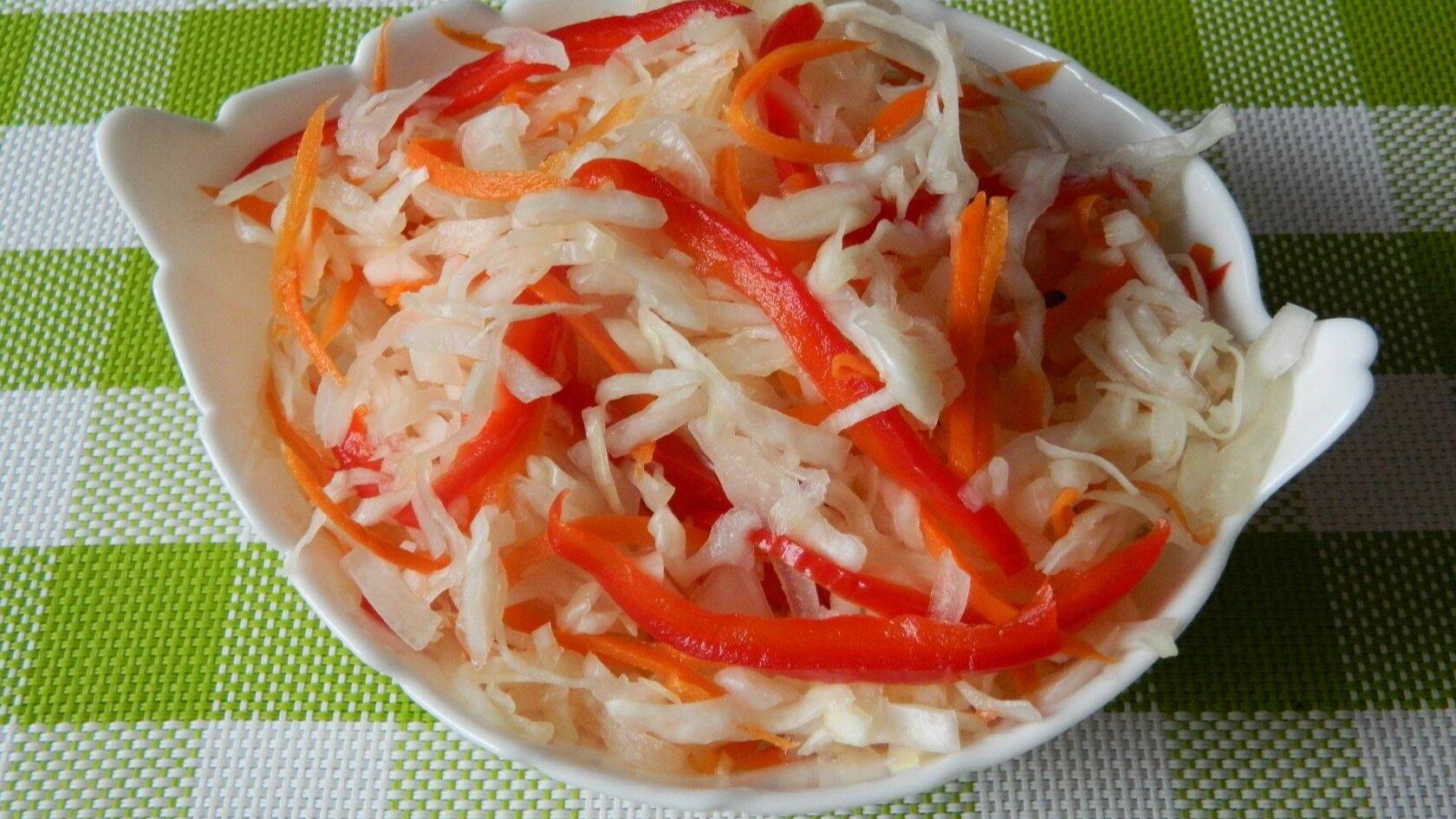 КАПУСТА МАРИНОВАННАЯ с ПЕРЦЕМ смотреть онлайн