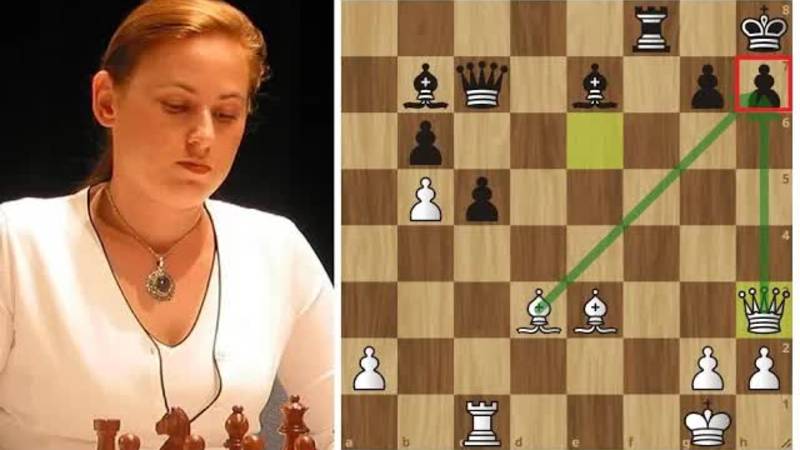 Юдит Полгар разбила СЛОНАМИ замок черного короля! Шахматы