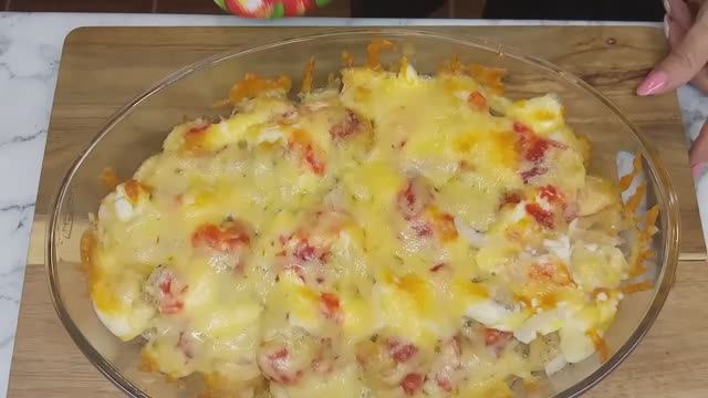 Супер рецепт. Пельмени, запеченные в духовке с сыром. Быстро и вкусно!!! смотреть онлайн