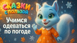 🌦️ ДЕТСКАЯ ПЕСЕНКА ПРО ОДЕЖДУ | Белочка Варя учит одеваться по погоде | Для детей | МУЛЬТФИЛЬМ