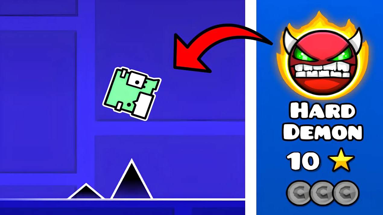 Самый ЛЕГКИЙ Хард ДЕМОН в Geometry Dash смотреть онлайн