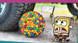 Мультики про Спанч Боба для детей. Спанч боб спасается от колеса вместе с друзьями. Мультики малышам